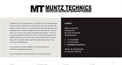 Desktop Screenshot of muntz-technics.nl